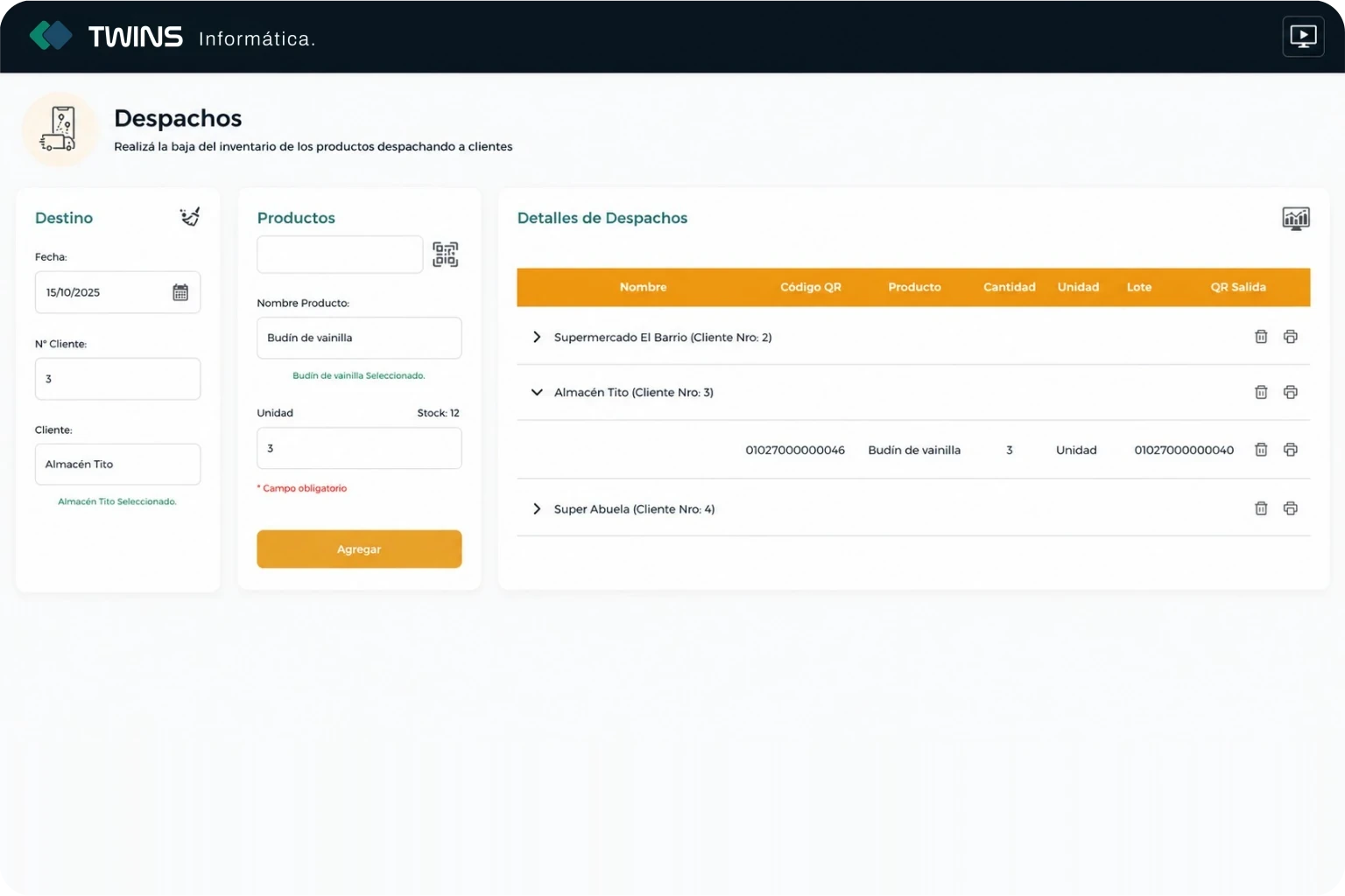 Gestioná los despachos con un solo paso